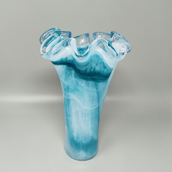 Image 1 of 1960er Jahre Erstaunliche blaue Vase