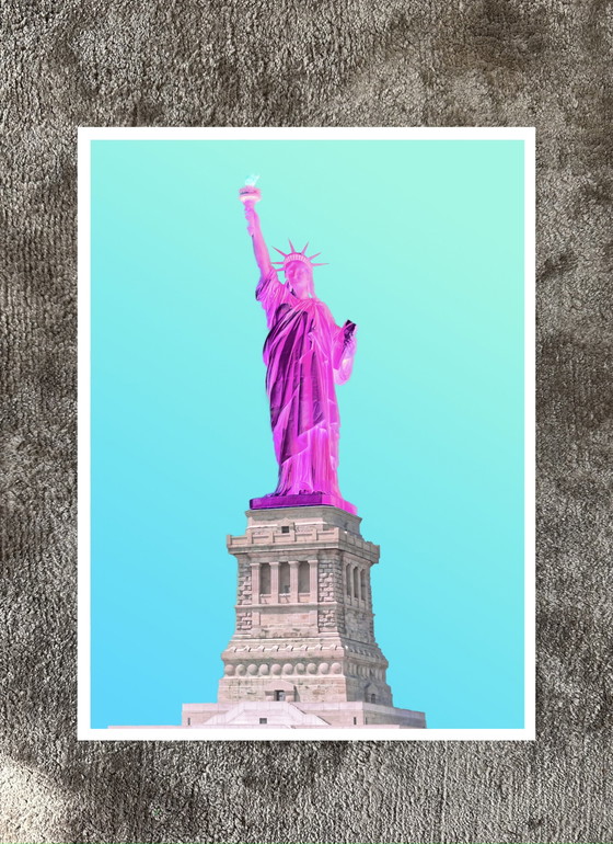 Kopie von Miss Liberty (New York) – Fotografie, Paper, Abstract (photo 3 of 6)