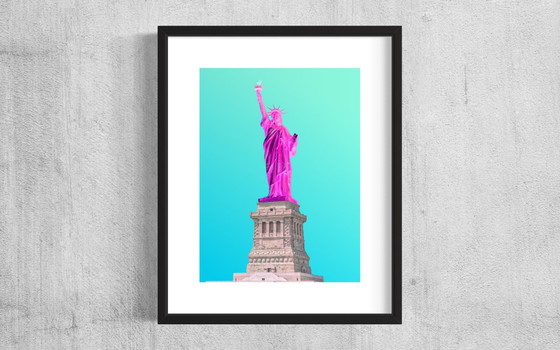 Kopie von Miss Liberty (New York) – Fotografie, Paper, Abstract