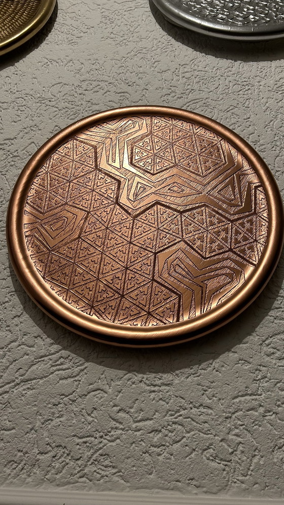 Image 1 of Rotan Hunt  Kupfer Wandteller