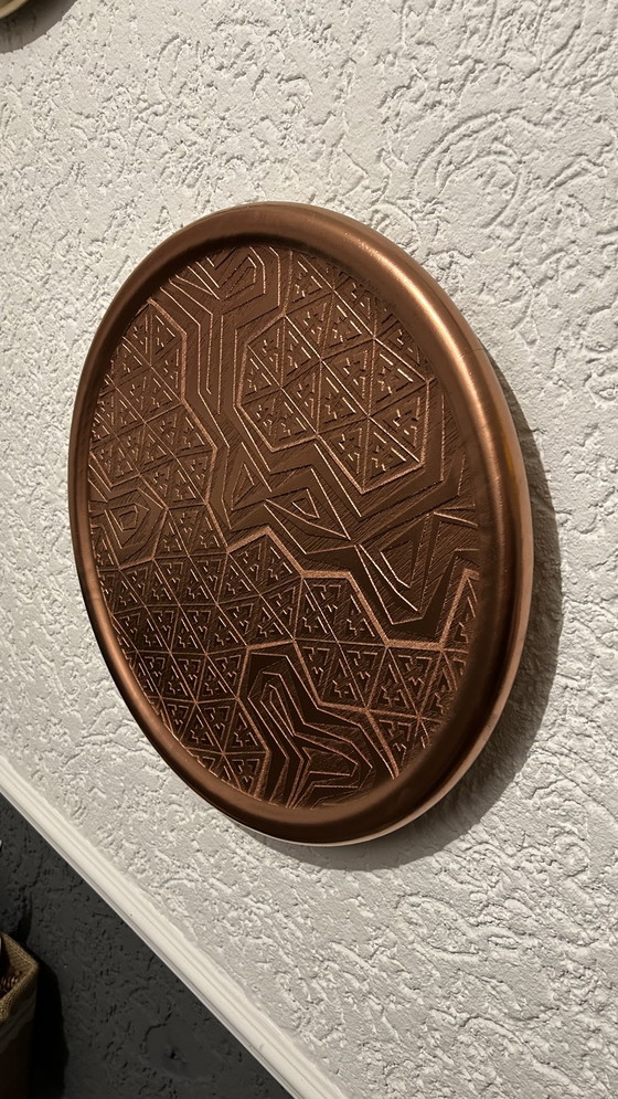 Image 1 of Rotan Hunt  Kupfer Wandteller