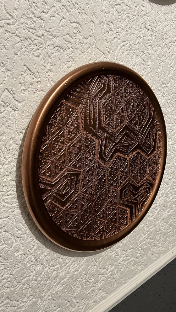 Image 1 of Rotan Hunt  Kupfer Wandteller