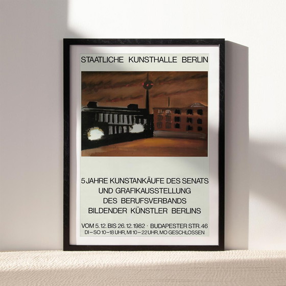Image 1 of 5 Jahre Kunstankäufe des Senats poster