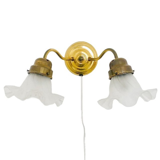 Image 1 of Barocke Wandlampe aus Messing