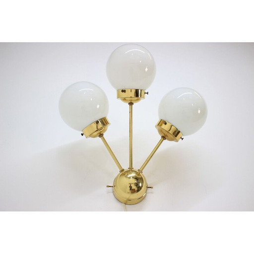 Wandlampen aus Messing von Drukov, 1970