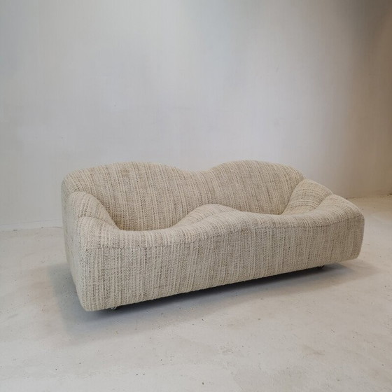 Image 1 of 3-Sitzer-Sofa aus Wolle von Pierre Paulin für Artifort, 1960
