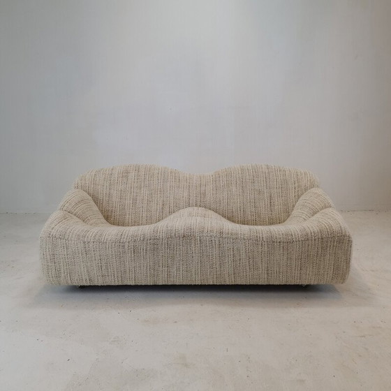 Image 1 of 3-Sitzer-Sofa aus Wolle von Pierre Paulin für Artifort, 1960