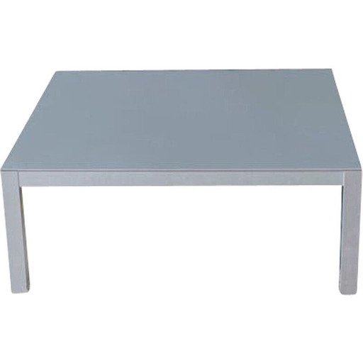 Vintage Aluminium Couchtisch von MDF, Italien