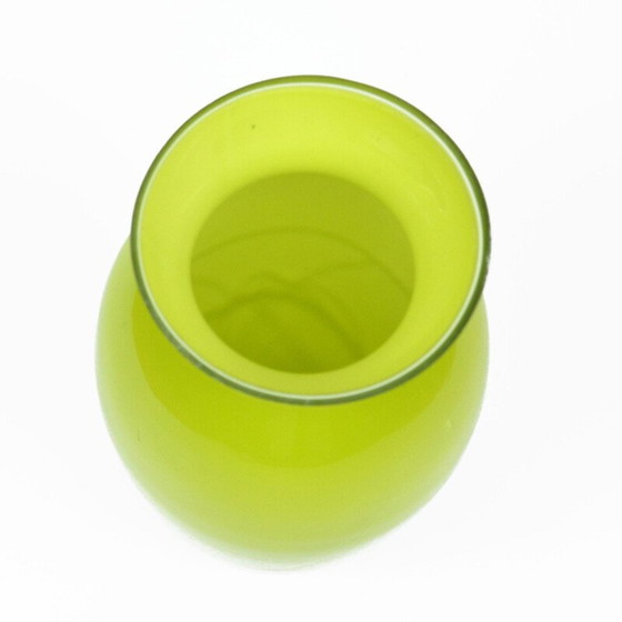 Image 1 of Vase vintage en verre de Farbglashutte Lauscha Thüringen, Allemagne 1970