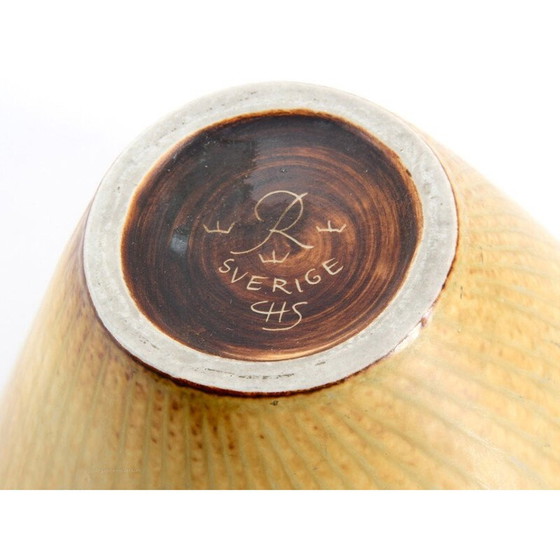 Image 1 of Skandinavische Vintage-Keramikschale von Gunnar Carl-Harry Stålhane für Rörstrand, 1970