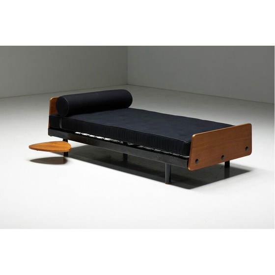 Image 1 of Tagesbett aus lackiertem Metall von Jean Prouvé, Frankreich 1950