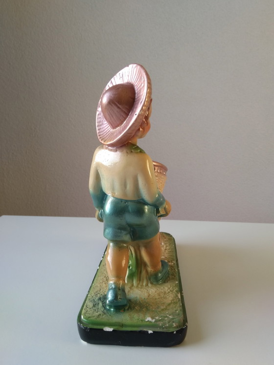 Image 1 of Arnova Art Deco Vintage Gips Statue