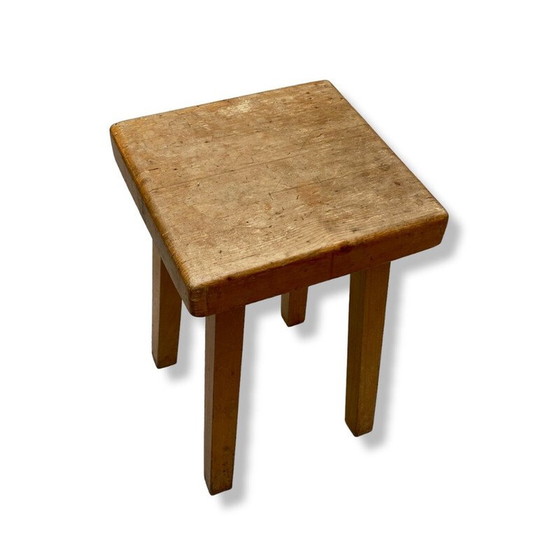 Image 1 of Vintage-Hocker, Auswahl von Charlotte Perriand für Les Arcs, 1960