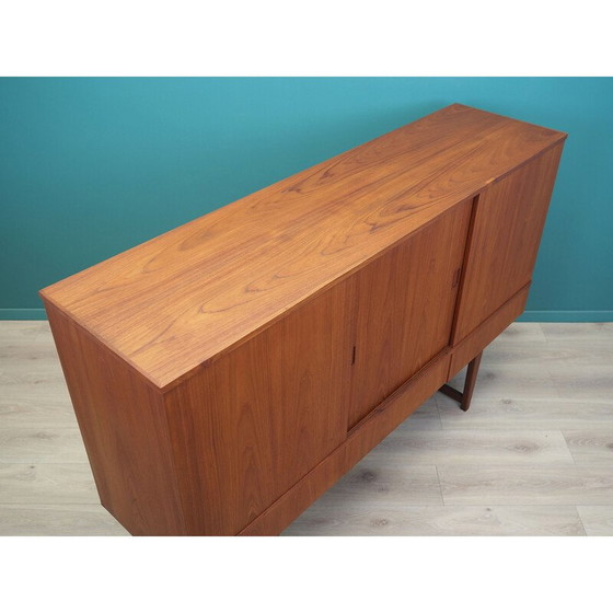 Image 1 of Vintage Teakholz Highboard, Dänemark 1960er Jahre