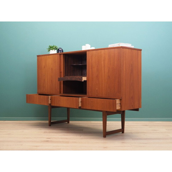Image 1 of Vintage Teakholz Highboard, Dänemark 1960er Jahre