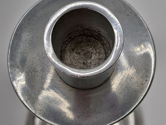 Image 1 of Paar industrielle Vintage-Kerzenständer in Form eines Leuchtturms