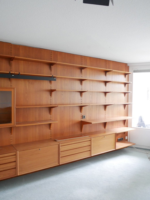 Poul Cadovius Regalwand Schrankwand Royal Shelf System Regalsystem 