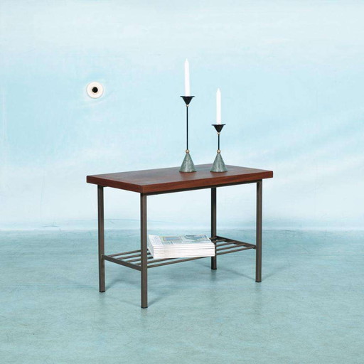 Vintage Teakholz TV/Audio Tisch, 1960er Beistelltisch Teak