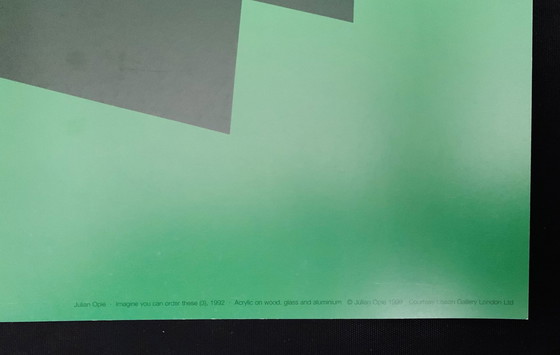 Image 1 of Julian Opie, "Imagine You Can Order These (3), 1992". In ausgezeichnetem Zustand.