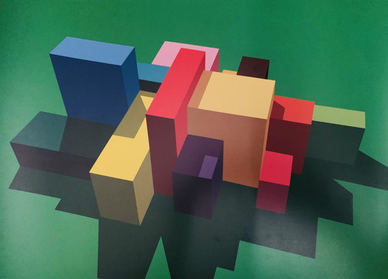 Image 1 of Julian Opie, "Imagine You Can Order These (3), 1992". In ausgezeichnetem Zustand.