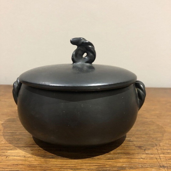 Image 1 of Vintage-Keramikdose von Ceramony Vallauris, 1950