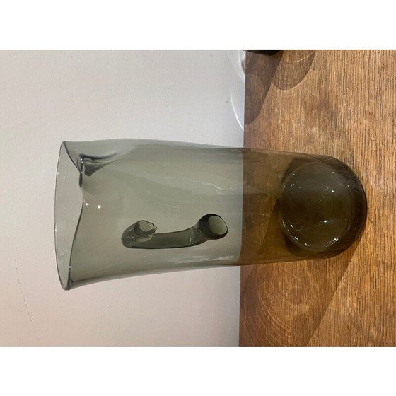 Image 1 of Orangeade-Set aus rauchgrauem Glas, 1970