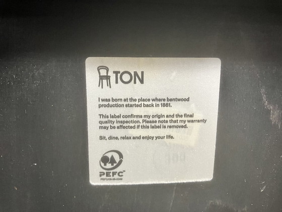 Image 1 of 4x Vintage Barstühle Ton Ironica