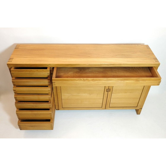 Image 1 of R13 Vintage Sideboard aus massiver Ulme von Pierre Chapo, 1975