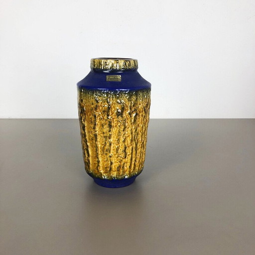 Vintage Vase aus fetter Lava-Keramik von Heinz Siery für Carstens Tönnieshof, Deutschland 1970