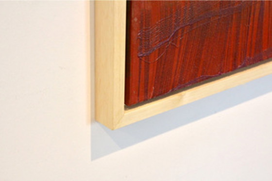 Image 1 of Handgefertigter Wandteppich aus Leinen "Holistisch" von Lawrence Kwakye