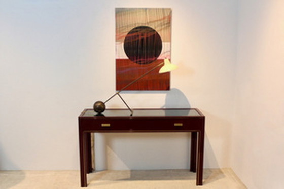 Image 1 of Handgefertigter Wandteppich aus Leinen "Holistisch" von Lawrence Kwakye