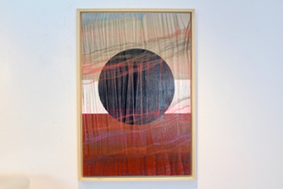 Image 1 of Handgefertigter Wandteppich aus Leinen "Holistisch" von Lawrence Kwakye