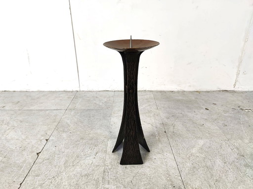 Brutalistischer Kerzenständer 1970er Jahre