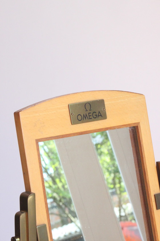 Image 1 of Omega Watch Boutique Spiegel, Schweiz 1940S