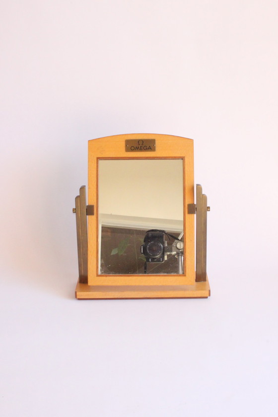 Image 1 of Omega Watch Boutique Spiegel, Schweiz 1940S