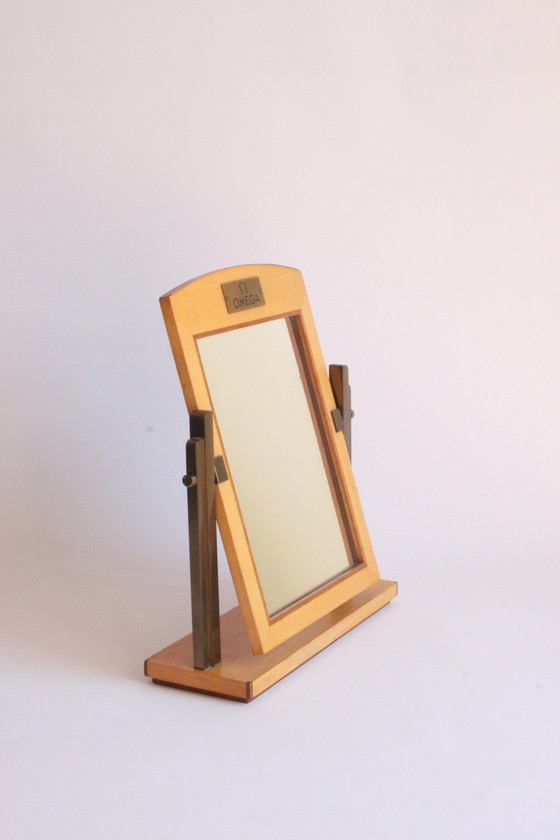 Image 1 of Omega Watch Boutique Spiegel, Schweiz 1940S