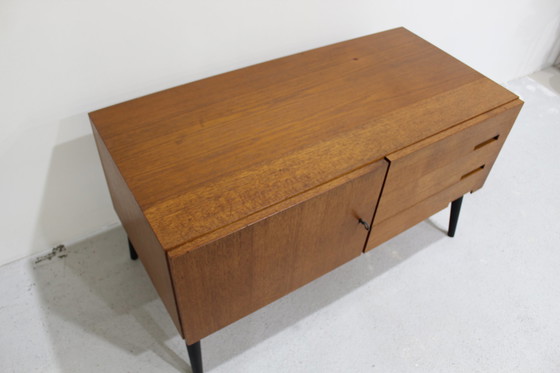 Image 1 of Vintage TV-Schrank, Kommode, Sideboard - Friedrich A. Flamme F.A.F. 1960er Jahre