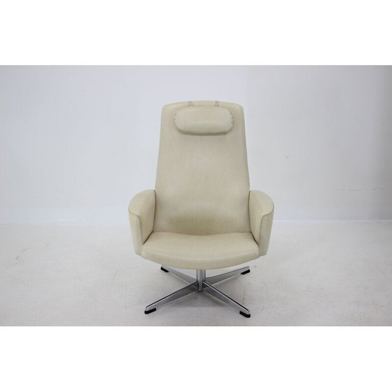 Image 1 of Vintage-Drehstuhl für Asko Schweden beige, 1970er Jahre
