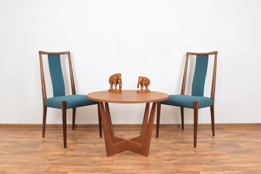 Mid Century Dänische Teak-Esszimmerstühle, 1960er, Satz von 4