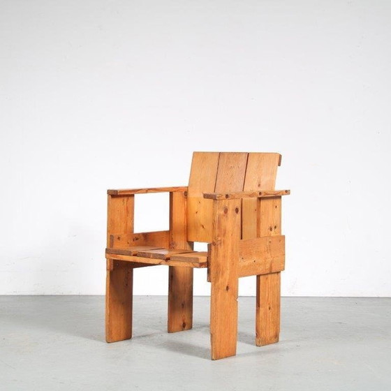 Image 1 of Stuhl "Albatros" von Gerrit Rietveld, Niederlande 1951