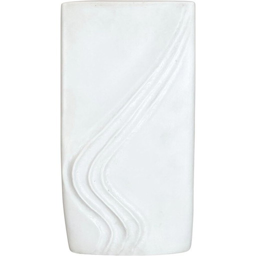 Vintage Op Art Porzellanvase von Martin Freyer für Rosenthal, Deutschland 1970er Jahre