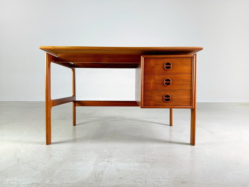 Mid Century Schreibtisch Gasvig Mobler Teak