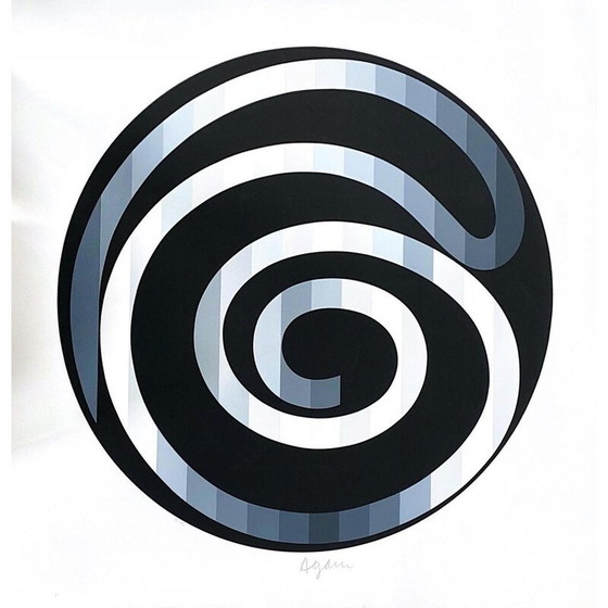 Image 1 of Siebdruck "Botschaft des Friedens" von Y. Agam, 1980