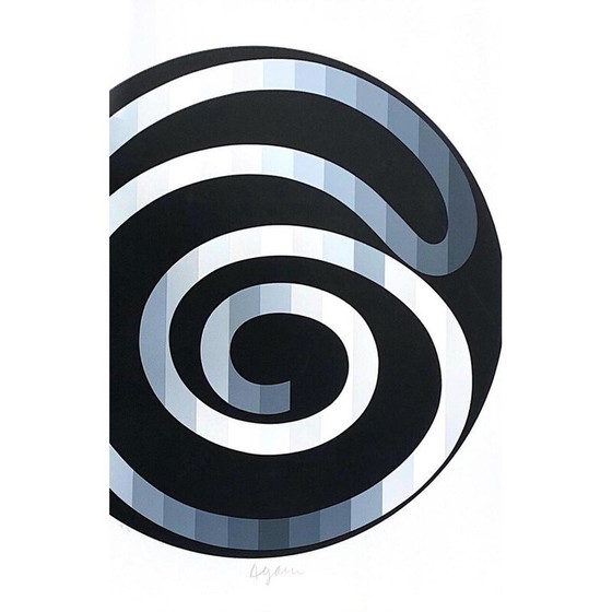 Image 1 of Siebdruck "Botschaft des Friedens" von Y. Agam, 1980