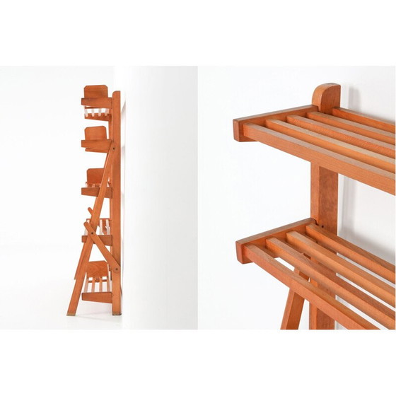 Image 1 of Altes Regalsystem mit verstellbaren Buchträgern, Schweden 1960