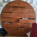 Handgefertigter Apothekerschrank
