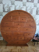Handgefertigter Apothekerschrank
