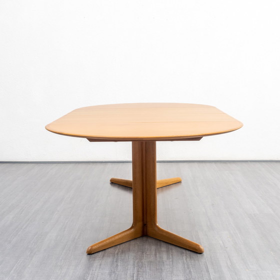 Image 1 of 70er Jahre Esstisch von Dyrlund Dänemark, Eiche, restauriert