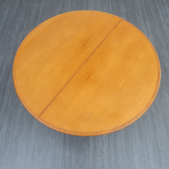 Image 1 of 70er Jahre Esstisch von Dyrlund Dänemark, Eiche, restauriert