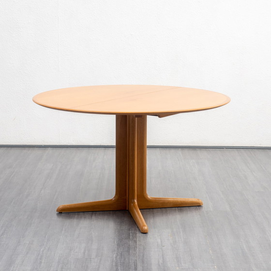 Image 1 of 70er Jahre Esstisch von Dyrlund Dänemark, Eiche, restauriert